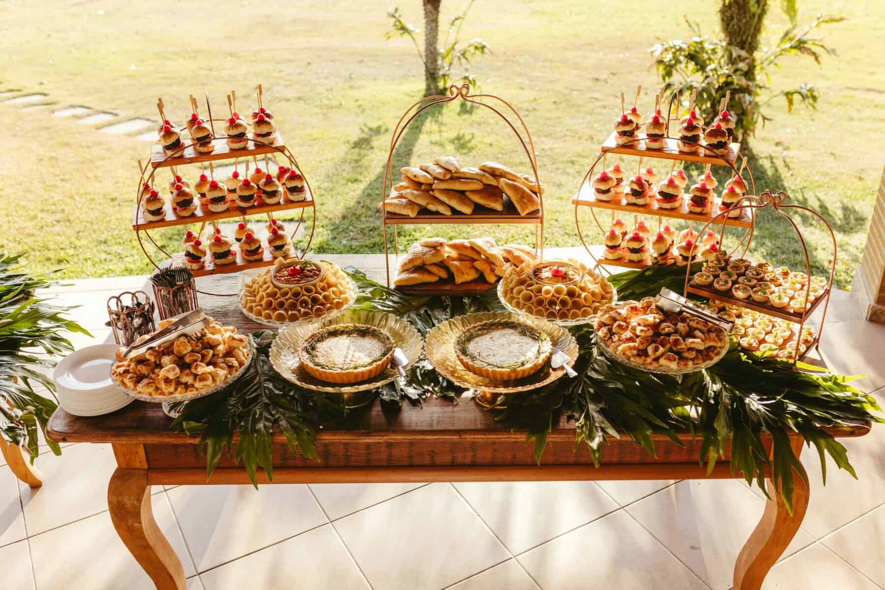 Photo of holiday hors d'oeurves buffet